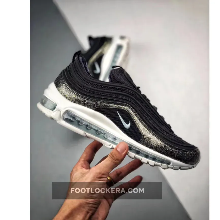 Ladies Size Nike Air Max 97 Pinnacle QS 'Ornament' Black-Glacier Blue - nike sneaker ornament