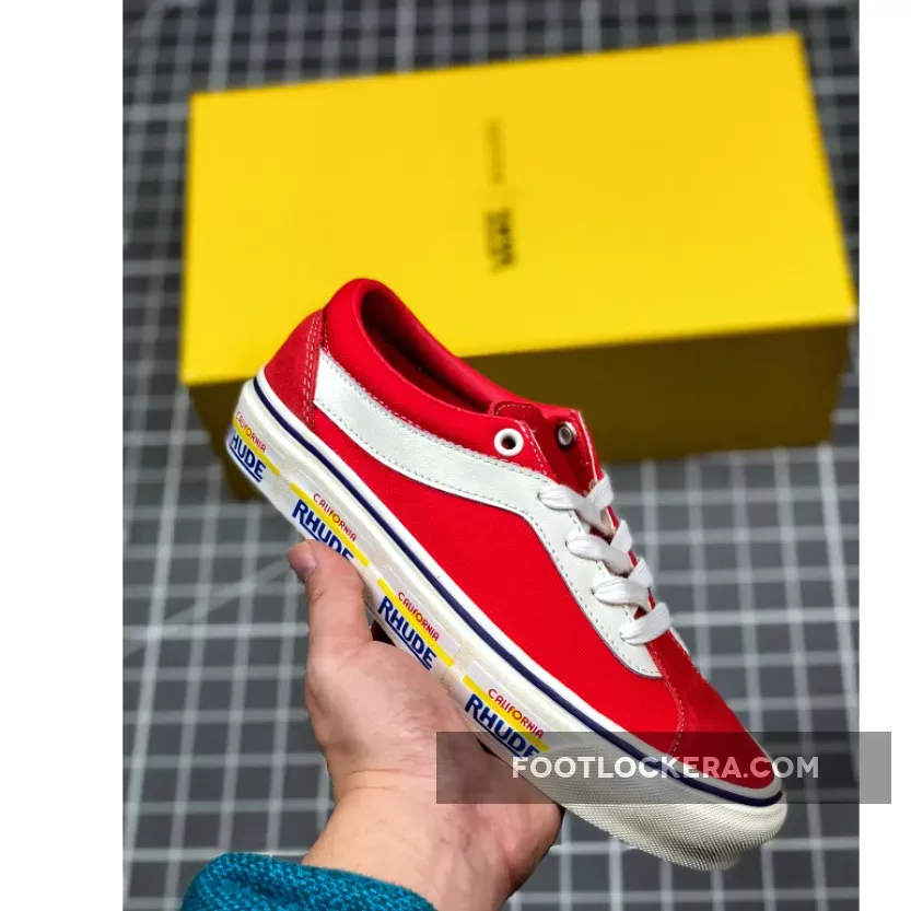 Vans Bold Ni 'Rhude' Plate/Racing Red VN0A3WLPTHE Online