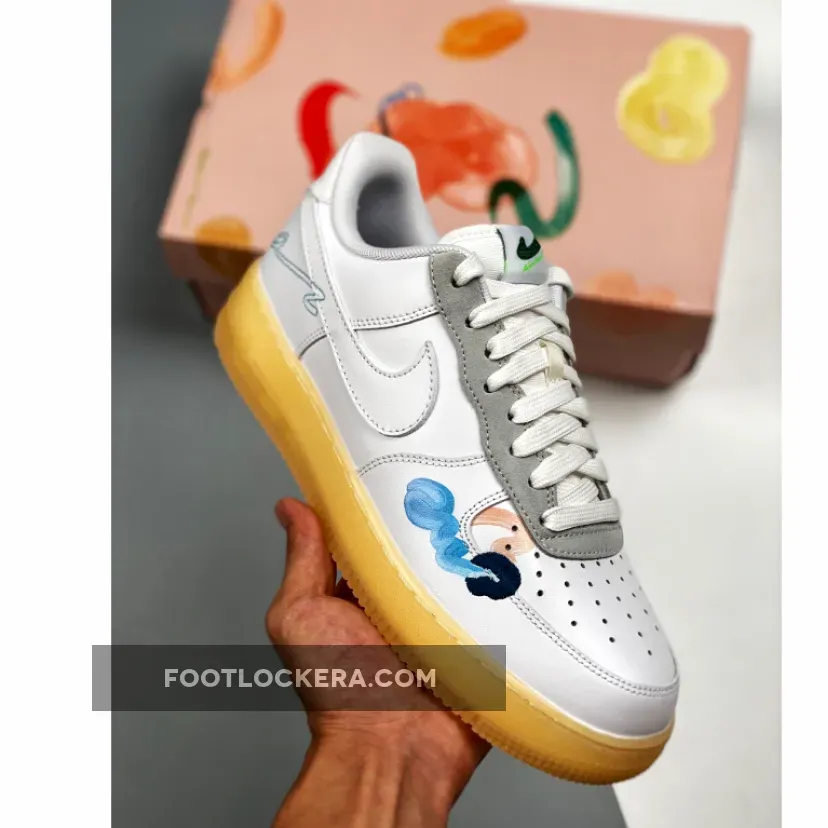 Mayumi Yamase x Nike Air Force 1 Flyleather White - air force 1 mayumi yamase