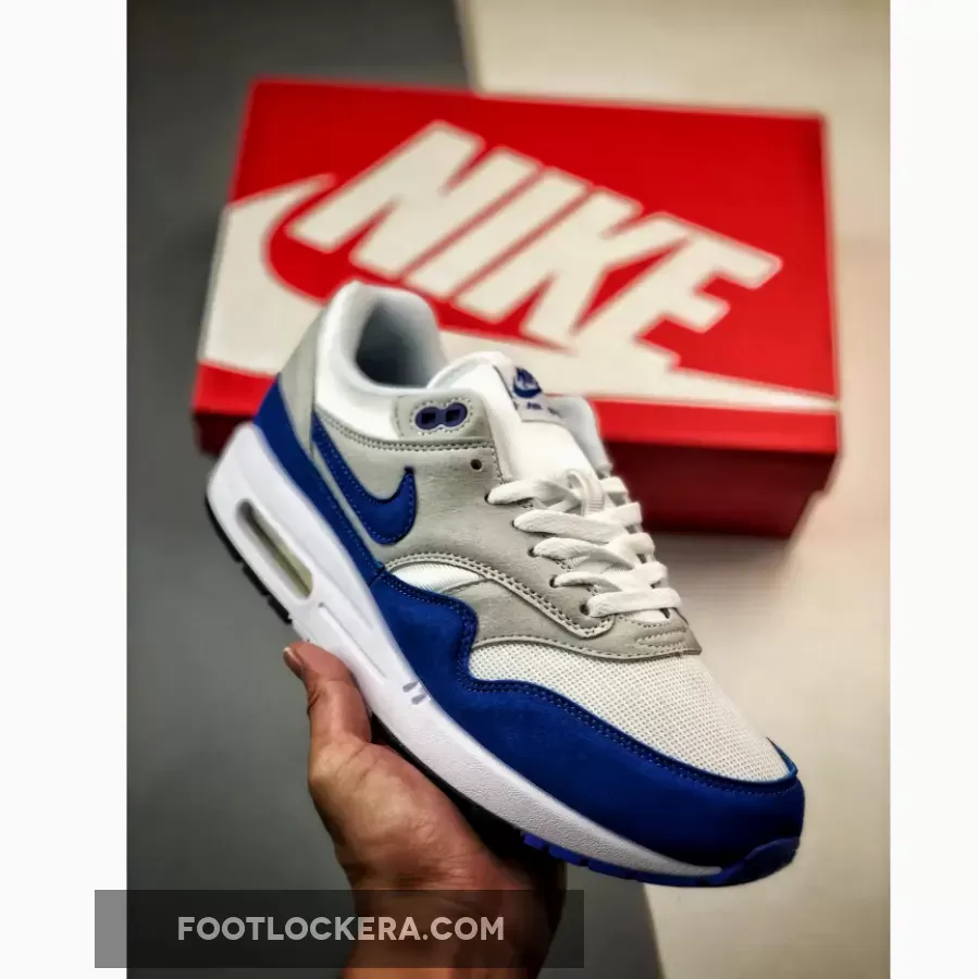 Nike Air Max 1 Anniversary White/Varsity Royal , Nike Air Max Anniversary 908375-102