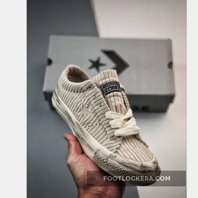 Converse One Star Pro 'Beige Distressed' A04972C New Releases