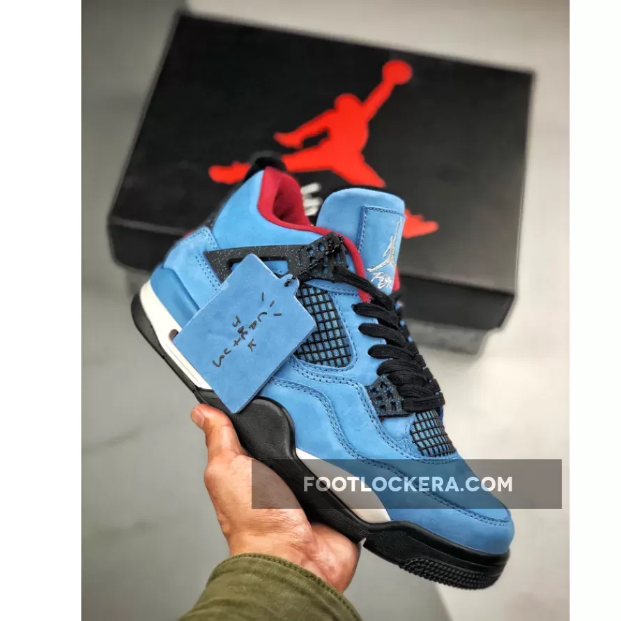travis scott blue shoes