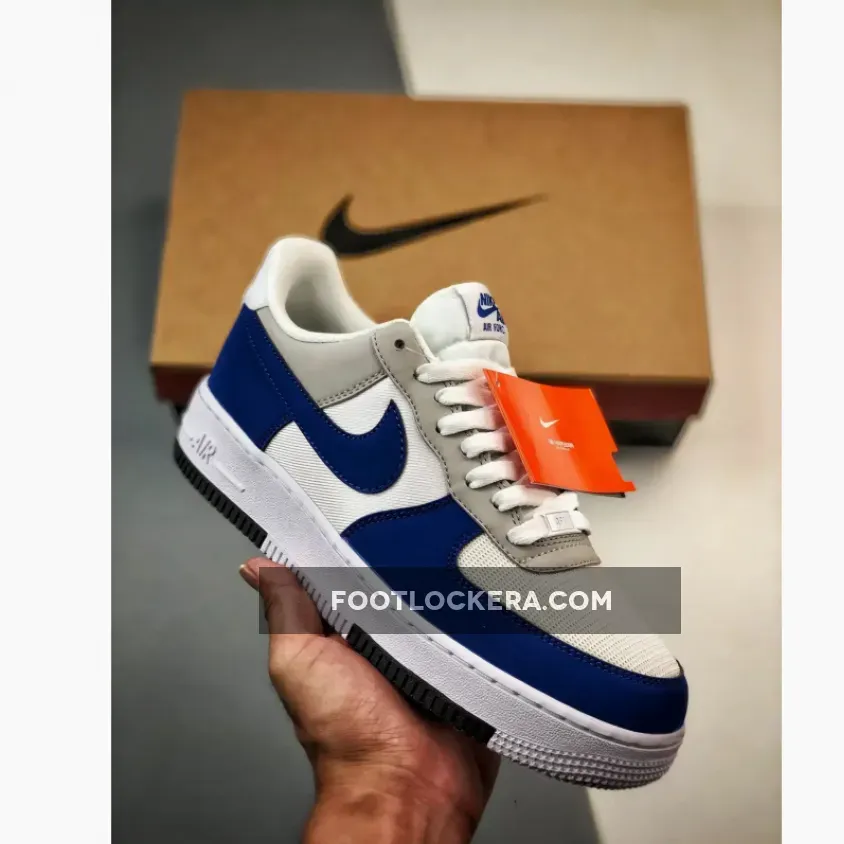 Nike Air Force 1 Low "Timeless" White/Game Royal-Neutral Grey