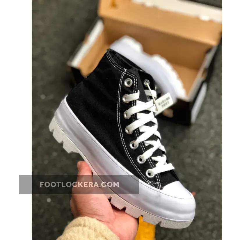 Converse Chuck Taylor All Star Lugged High Top Black/White/Black - Converse High Lugged