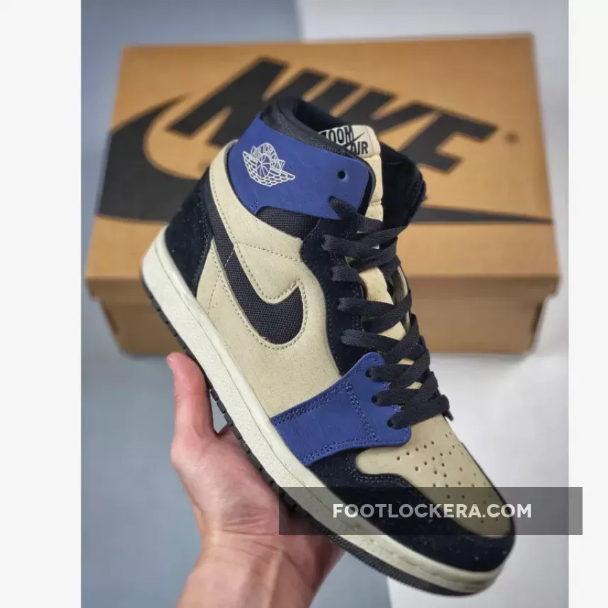 Air Jordan 1 Zoom CMFT 2 Muslin/Black-Blackened Blue