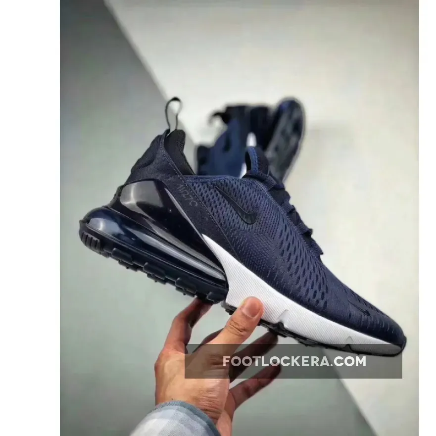 Nike Air Max 270 Navy AH8050-400 #navy blue nike 270 mens