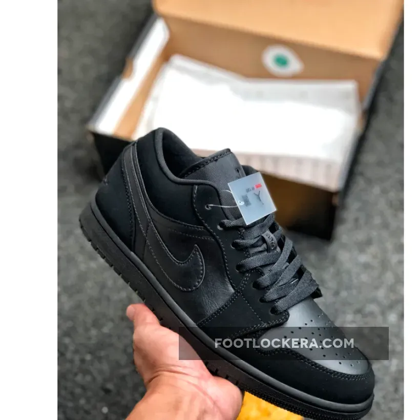Air Jordan 1 Low 'Triple Black' Online 553558-056