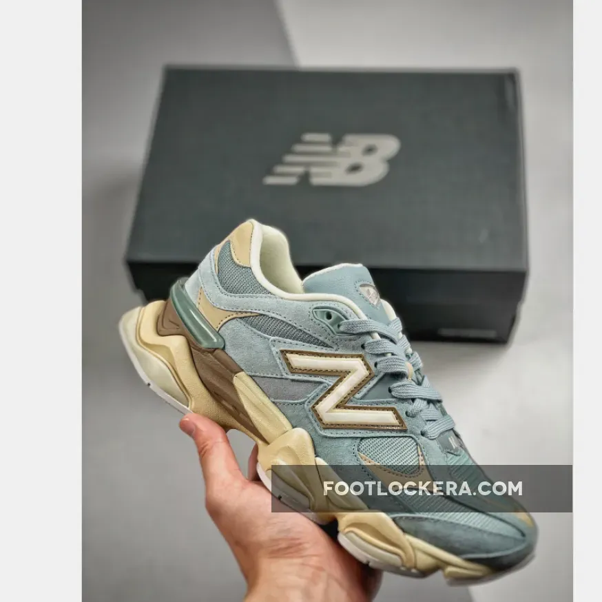 New Balance Beige Blue / New Balance 9060 Blue/Beige-Brown