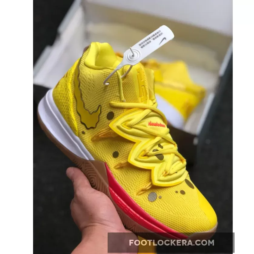 SpongeBob SquarePants x Nike Kyrie 5 Opti Yellow - nike kyrie 5 sponge bob