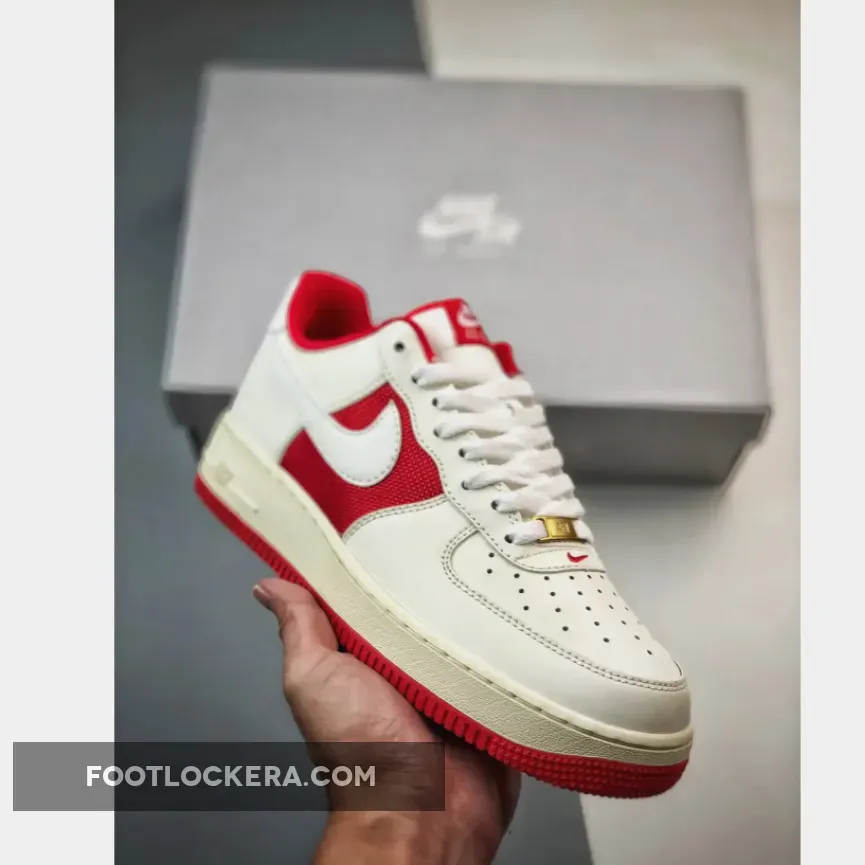 Nike Air Force 1 Low Athletic Department White/Red Cheap