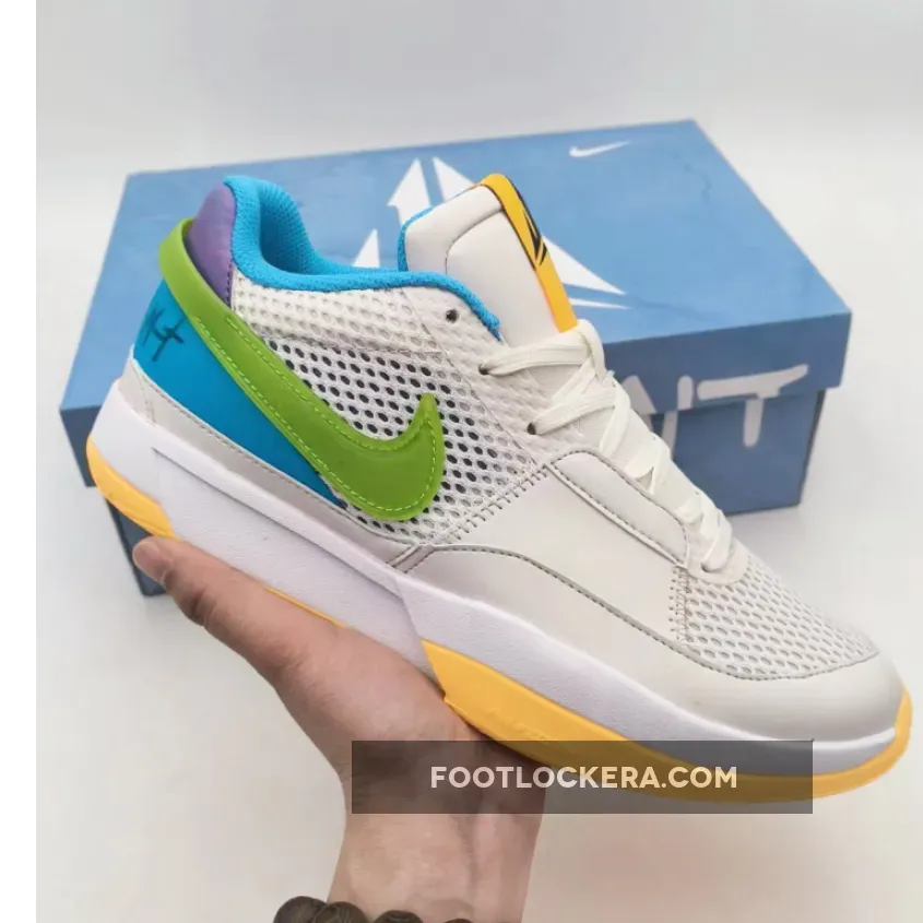 Nike Ja 1 Phantom/Action Green-Action Grape-White ja 1 questions