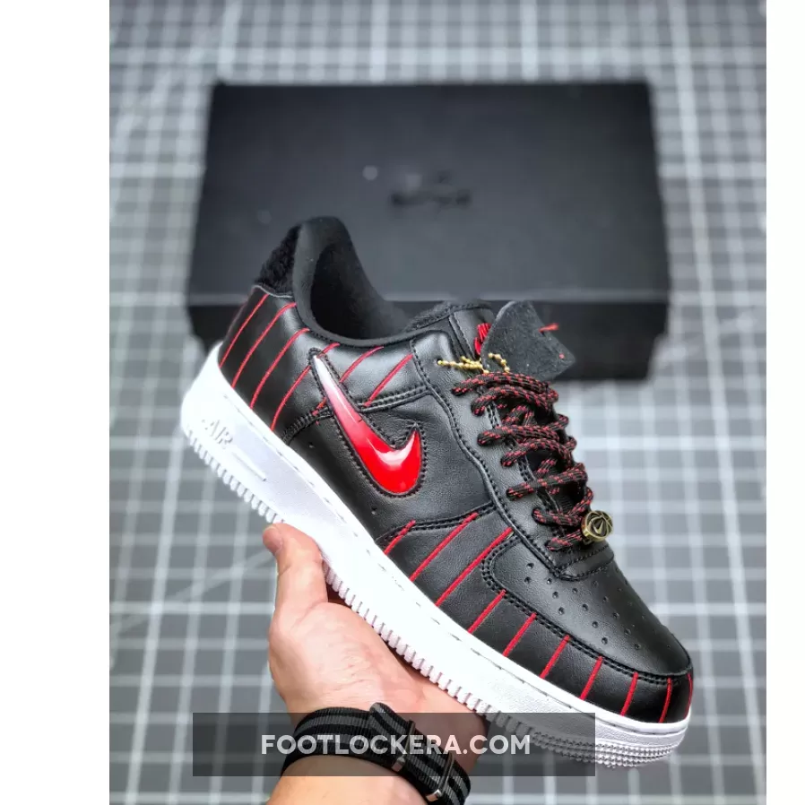 Nike Air Force 1 Jewel 'Chicago' Black/University Red-Black-White CU6359-001 Online