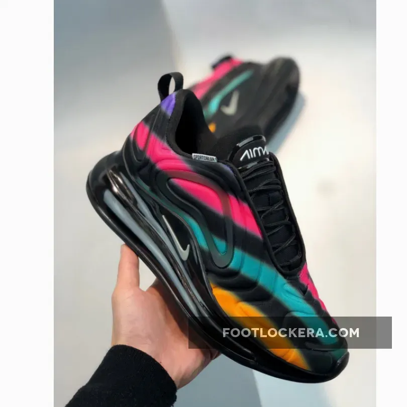 Nike Air Max 720 Neon Black AO2924-023 nike air max 720 black and gold