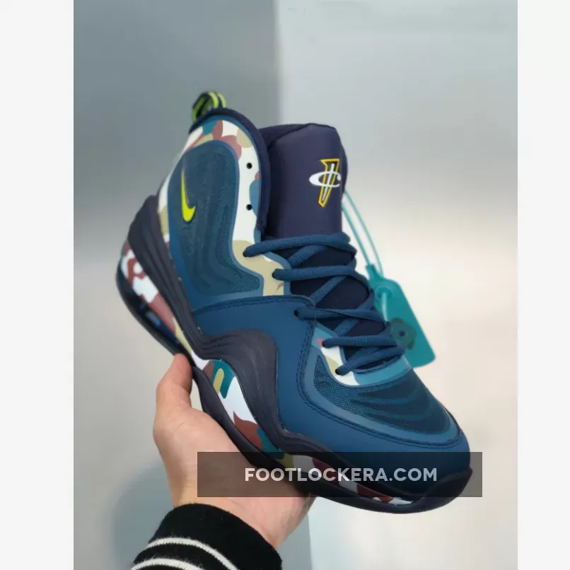 Nike Air Penny 5 Camo Black Spruce/Black-Volt 628569-307 Cheap