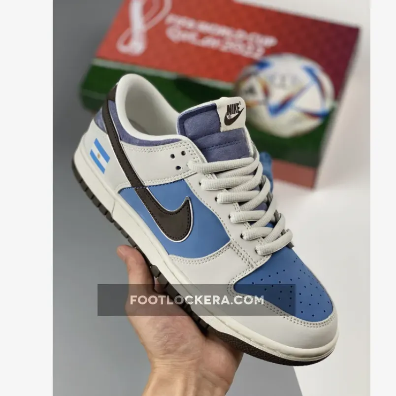 Nike Dunk Low 'Argentina' White Blue - customize nike sb dunk low