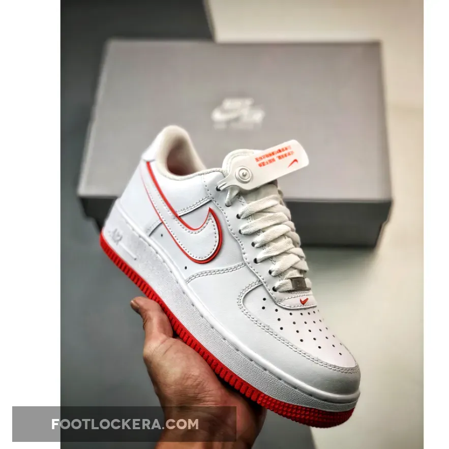 Nike Air Force 1 Low White and Orange / Picante Red Air Force 1 DV0788-102
