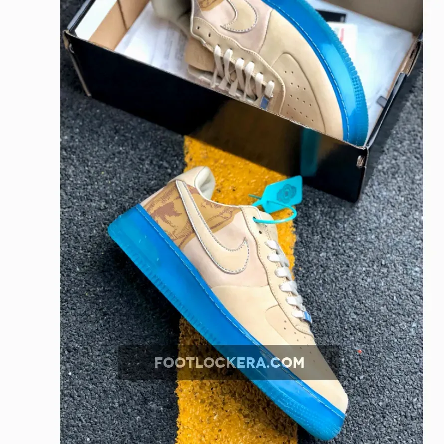 Supreme x Nike Air Force 1 '07 Kobe Linen University Blue #linen air force 1