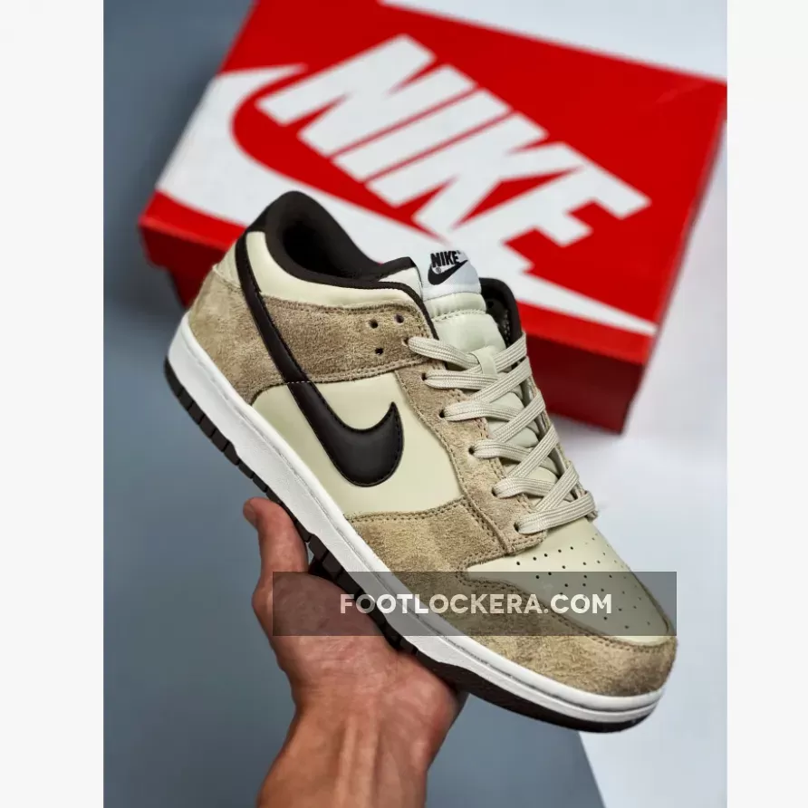 Nike Dunk Low Retro PRM 'Animal Pack' Beach/Baroque Brown-Canvas-Sail - nike dunk canvas