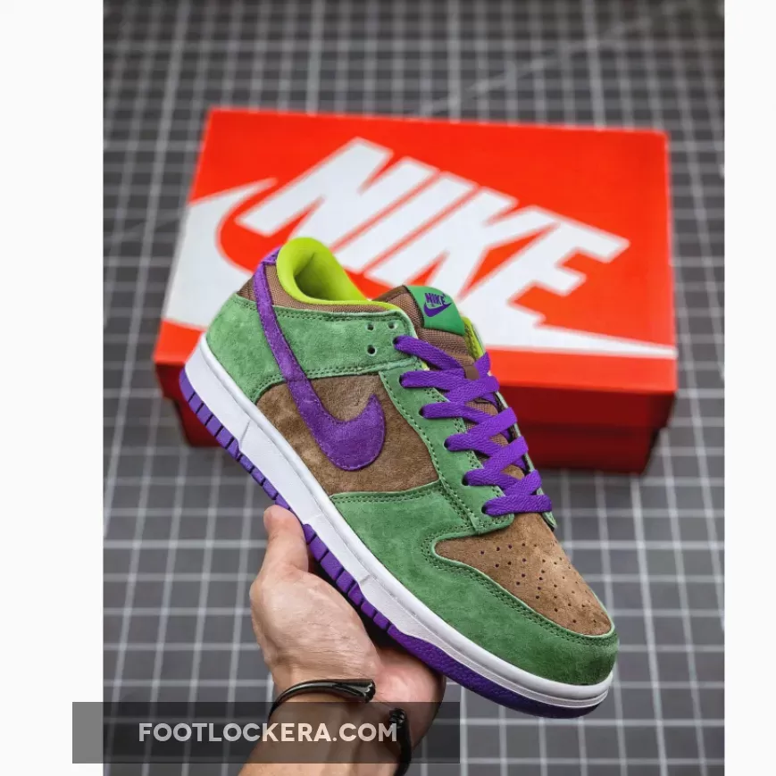 Nike Dunk Low Sp 'Veneer' AUTUMN GREEN-DEEP PURPL veener dunk