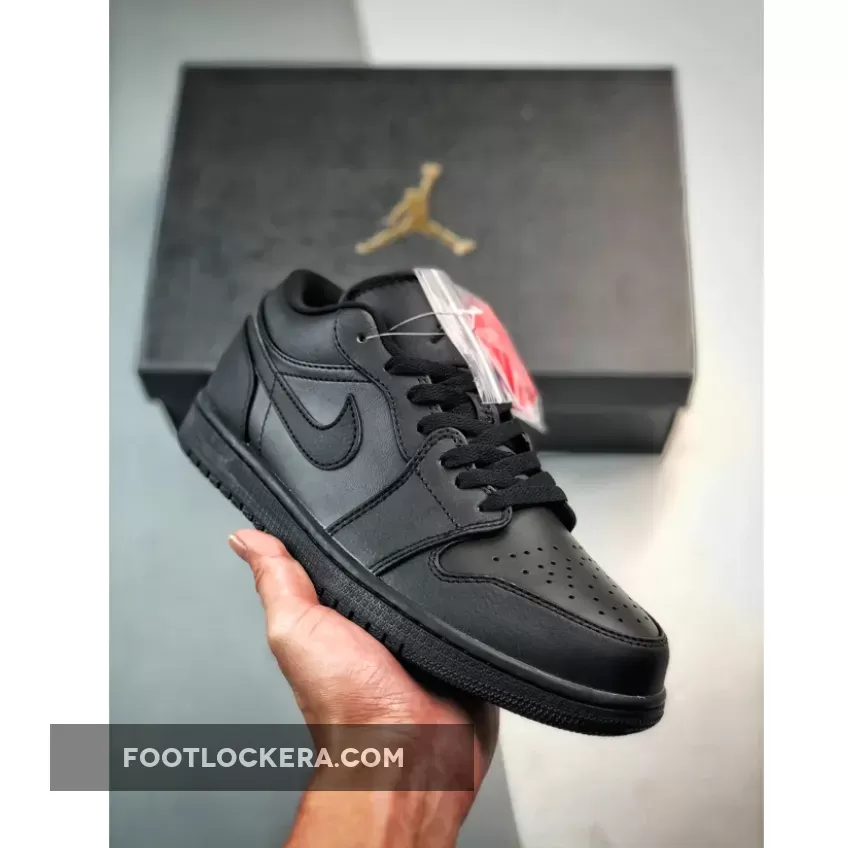 Where To Buy Air Jordan 1 Low 'Triple Black' 553558-091