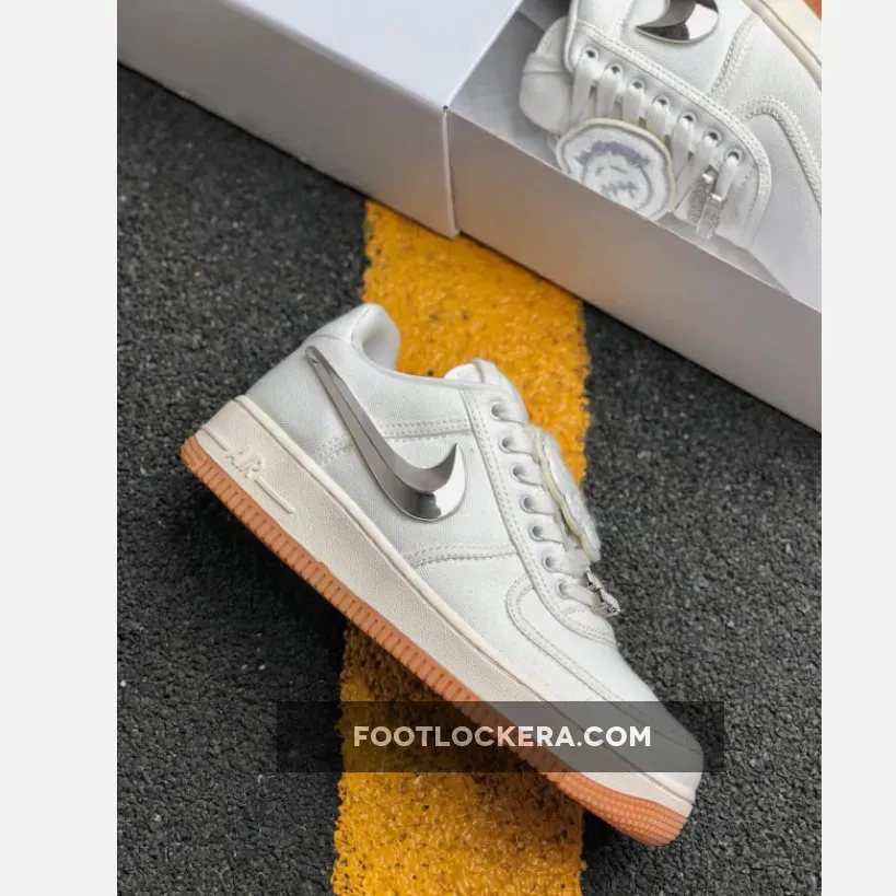 Travis Scott x Nike Air Force 1 Low Sail AQ4211-101 - travis forces