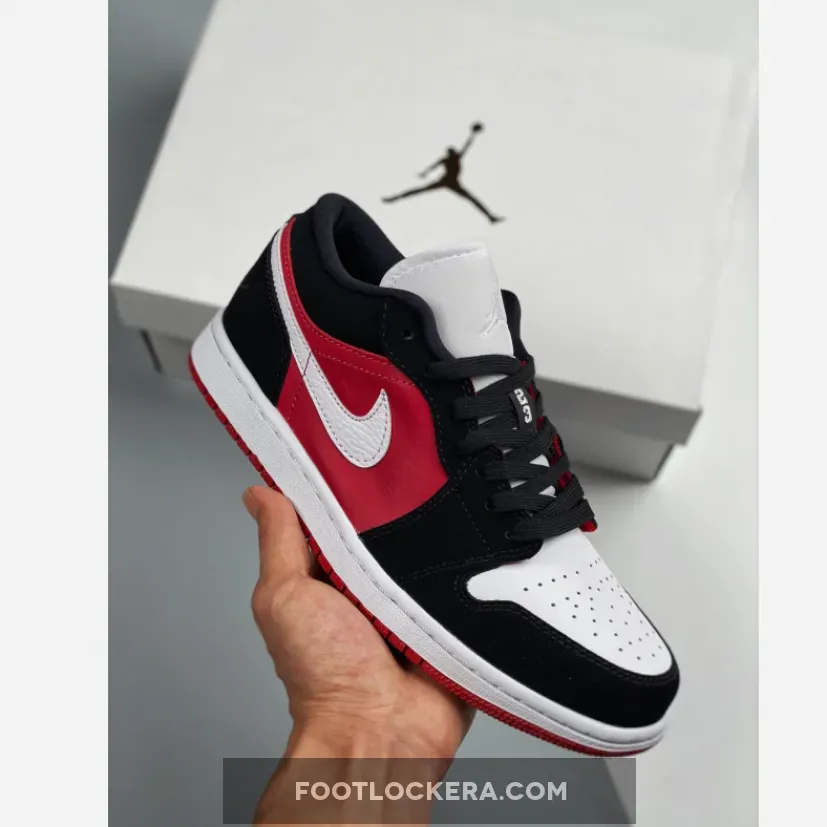 Air Jordan 1 Low ‘Chicago’ Black Red White DC0774-016