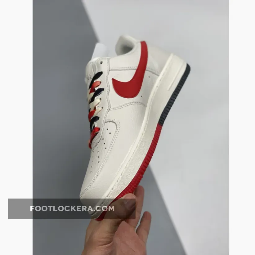 Nike Air Force 1 Low 'Chicago Bulls' White Black Red - air force 1 chicago red