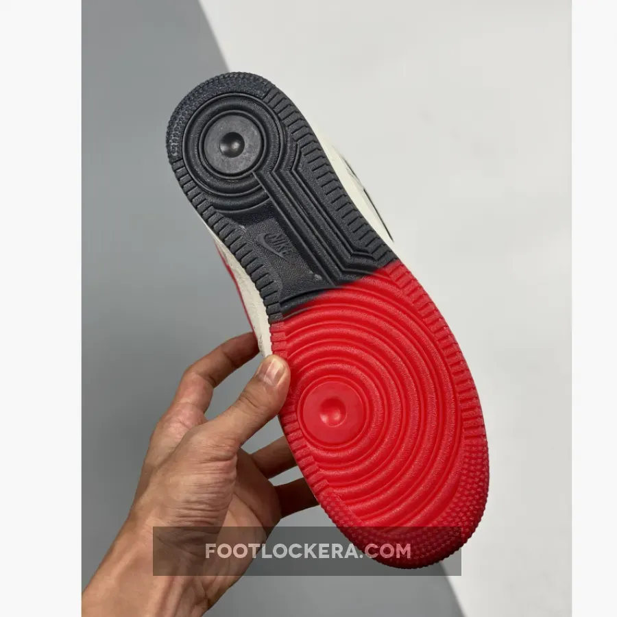 Nike Air Force 1 Low 'Chicago Bulls' White Black Red - air force 1 chicago red