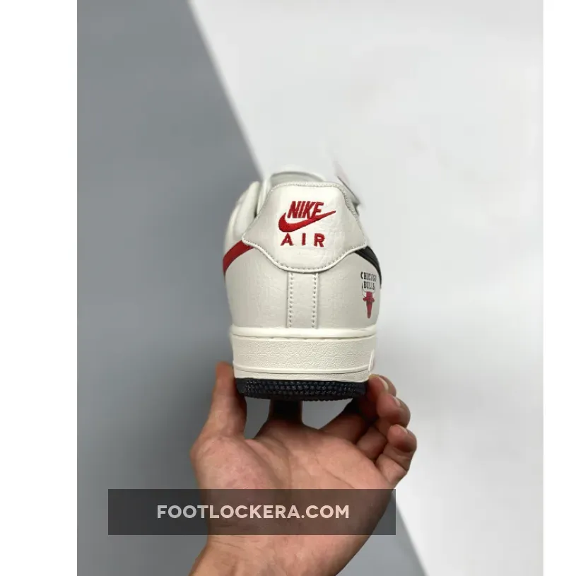 Nike Air Force 1 Low 'Chicago Bulls' White Black Red - air force 1 chicago red