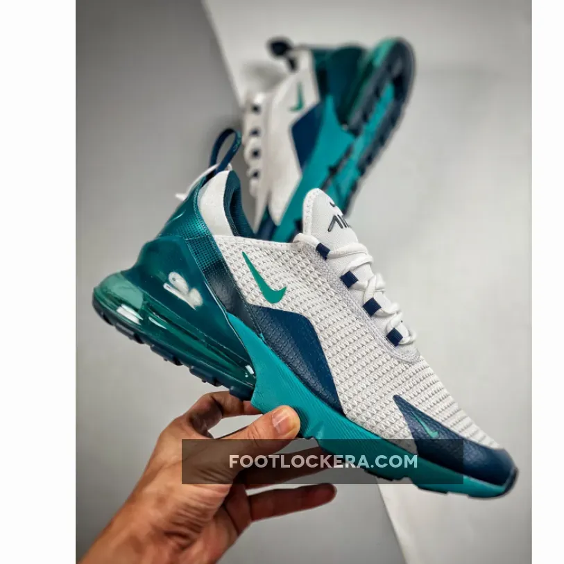 Nike Air Max 270 White/Spirit Teal-Nightshade 270s Teal Nike Air Max 270 White/Spirit Teal-Nightshade 270s Teal