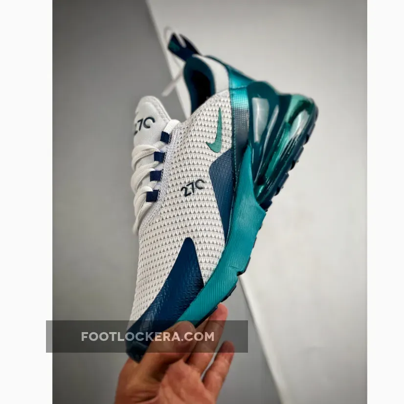 Nike Air Max 270 White/Spirit Teal-Nightshade 270s Teal Nike Air Max 270 White/Spirit Teal-Nightshade 270s Teal