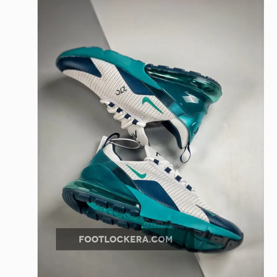 Nike Air Max 270 White/Spirit Teal-Nightshade 270s Teal Nike Air Max 270 White/Spirit Teal-Nightshade 270s Teal