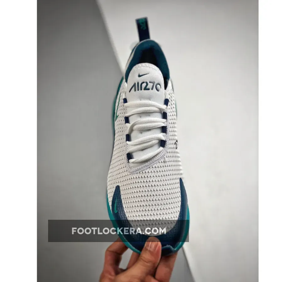 Nike Air Max 270 White/Spirit Teal-Nightshade 270s Teal Nike Air Max 270 White/Spirit Teal-Nightshade 270s Teal