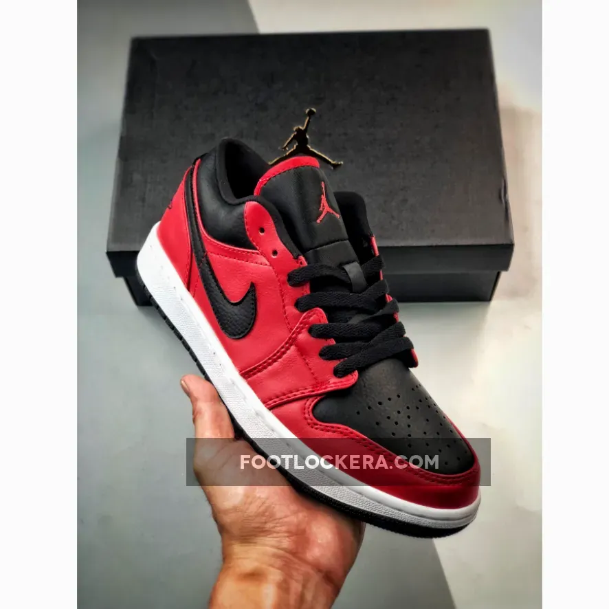 Air Jordan 1 Low Gym Red Black White / Air Jordan 1 Low Gym Red/Black-White 553558-605