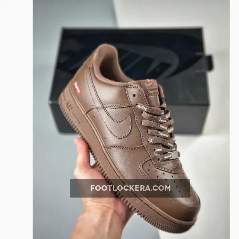Supreme × Nike Air Force 1 Low 'Baroque Brown' | airforce brown