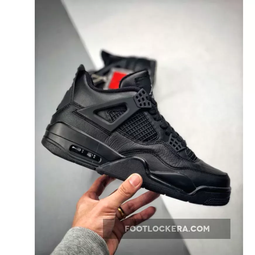 Air Jordan 4 Retro 'Black Cat' Black/Black-Light Graphite - 2006 black cat
