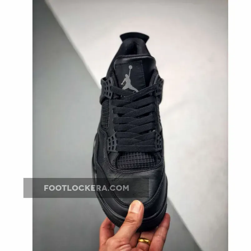 Air Jordan 4 Retro 'Black Cat' Black/Black-Light Graphite - 2006 black cat