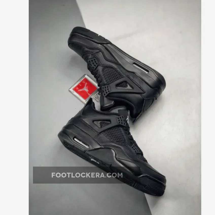 Air Jordan 4 Retro 'Black Cat' Black/Black-Light Graphite - 2006 black cat