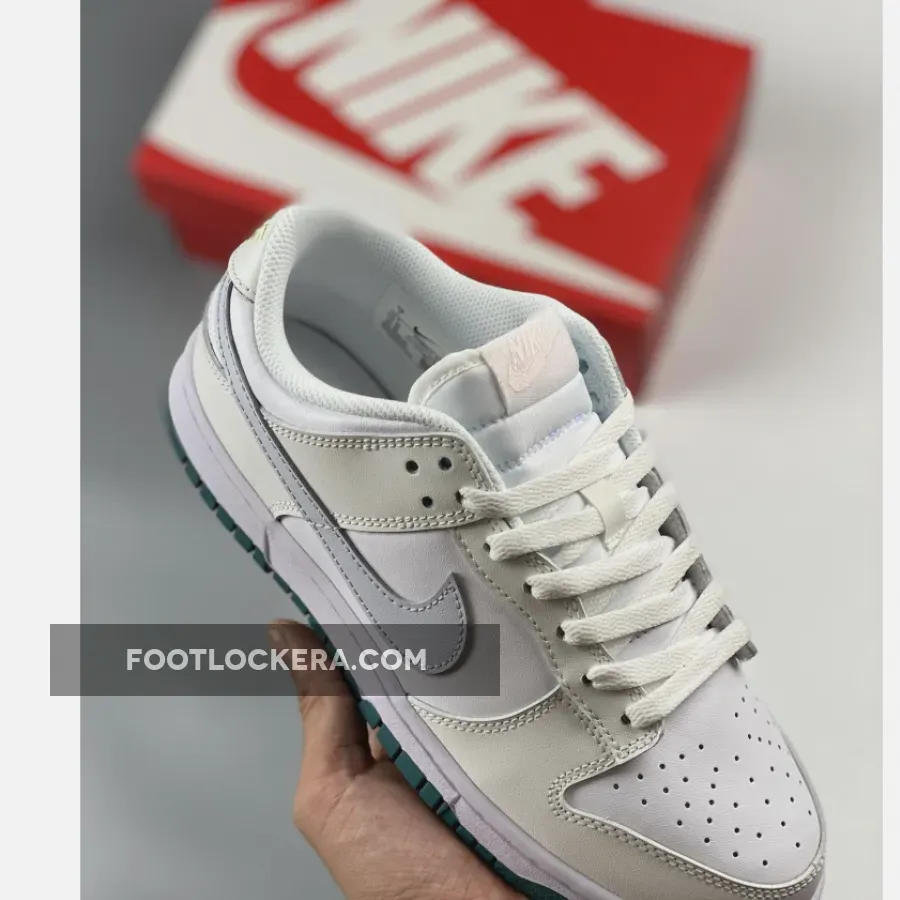Nike Dunk Low White Grey Teal FD9911-101