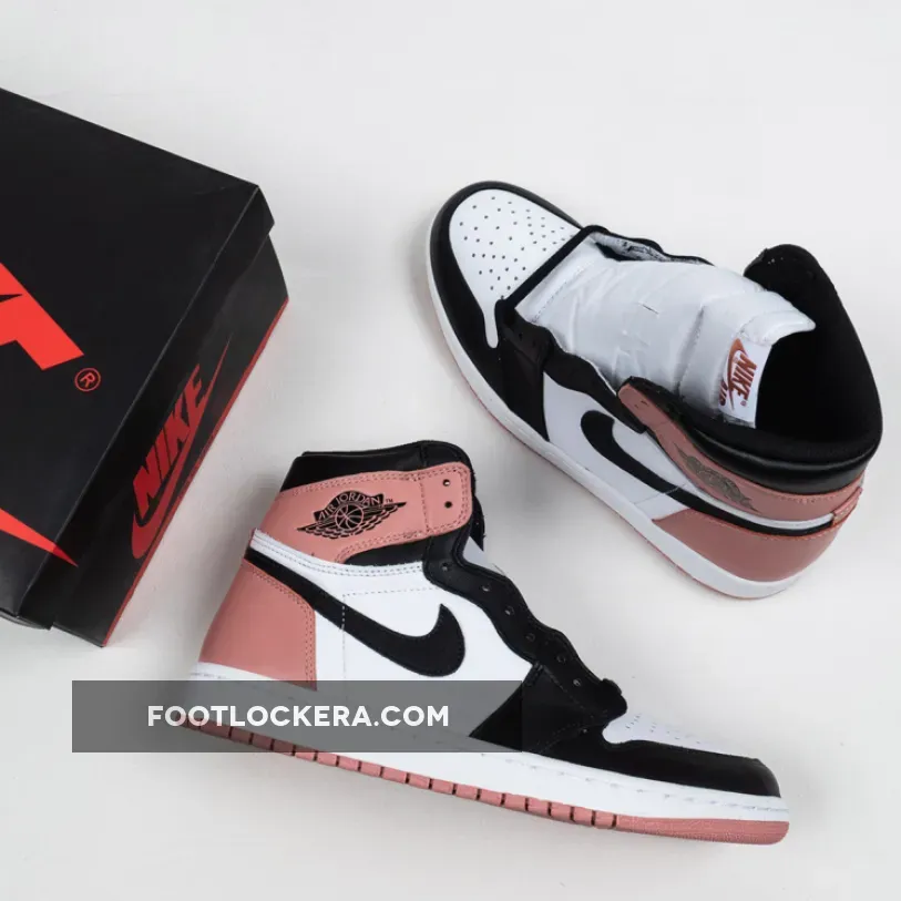 Air Jordan 1 Retro High 'Rust Pink' Unisex White/Black-Rust Pink AJ1 - Rust Pink Jordan 861428-101