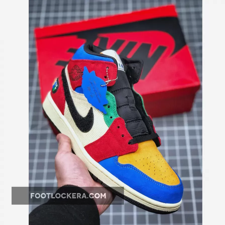 Blue The Great x Jordan 1 Mid Fearless CU2805-100 #air jordan 1 blue the great