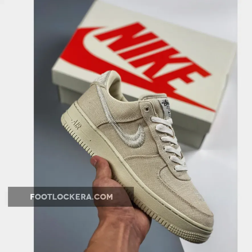 Stussy X Air Force 1 Low 'fossil' / Stussy x Nike Air Force 1 Low Fossil Stone CZ9084-200