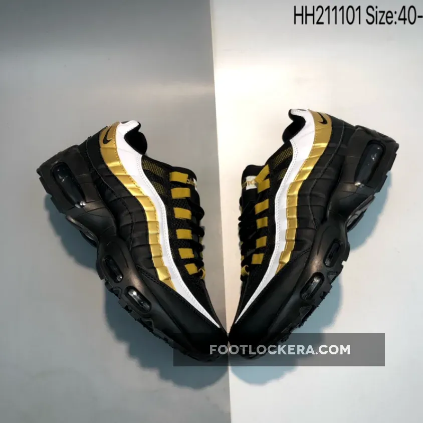 Nike Air Max 95 Black Metallic Gold #95 air max gold