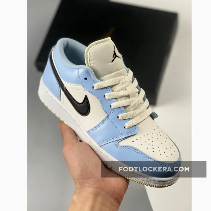 Air Jordan 1 Low Ice Blue , Ice Blue 1s 554723-401