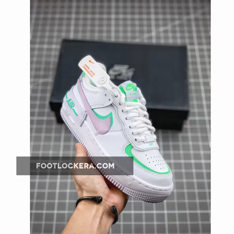 Nike Air Force 1 Shadow White/Infinite Lilac-Football Grey - infinite lilac air force 1