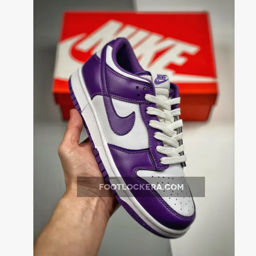 Nike Dunk Low White/Court Purple dunk court purple release date