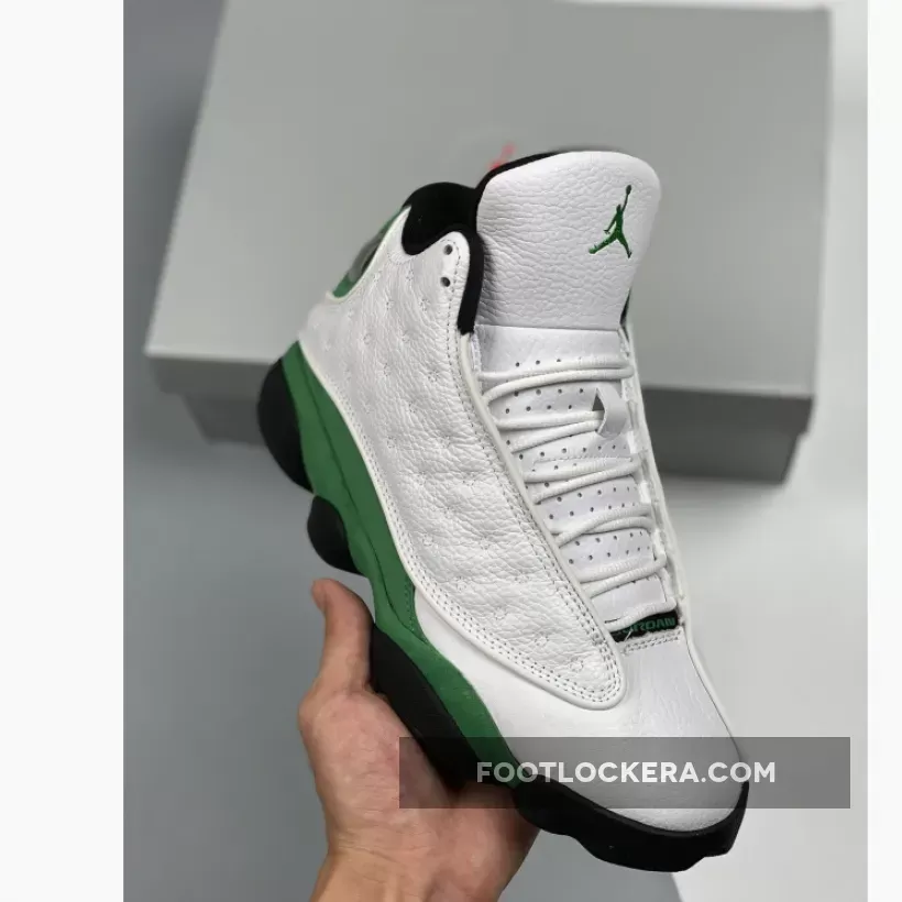 Air Jordan 13 Retro 'Lucky Green' AJ13 White/Black green jordan 13s