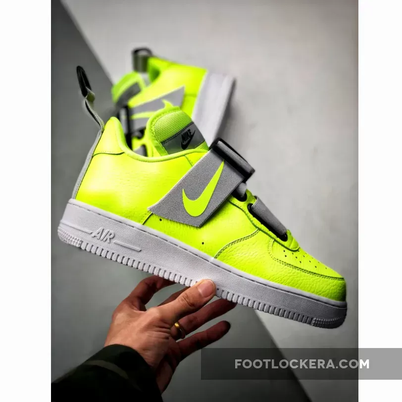 Online Nike Air Force 1 Utility Volt/Black-White AO1531-700
