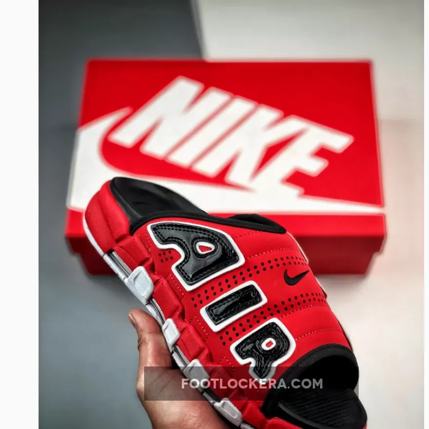 Nike Air More Uptempo Slide 'Red/Black' FJ6305-600 Restock