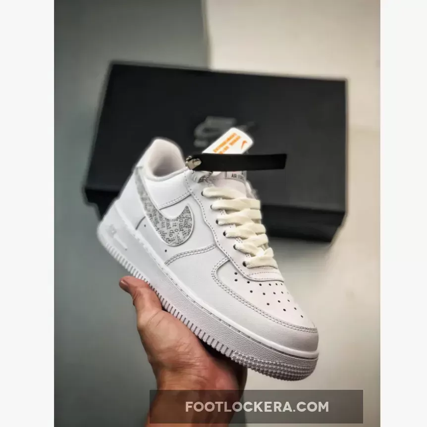 Nike Air Force 1 Low "Just Do It" Black/White BQ5361-100